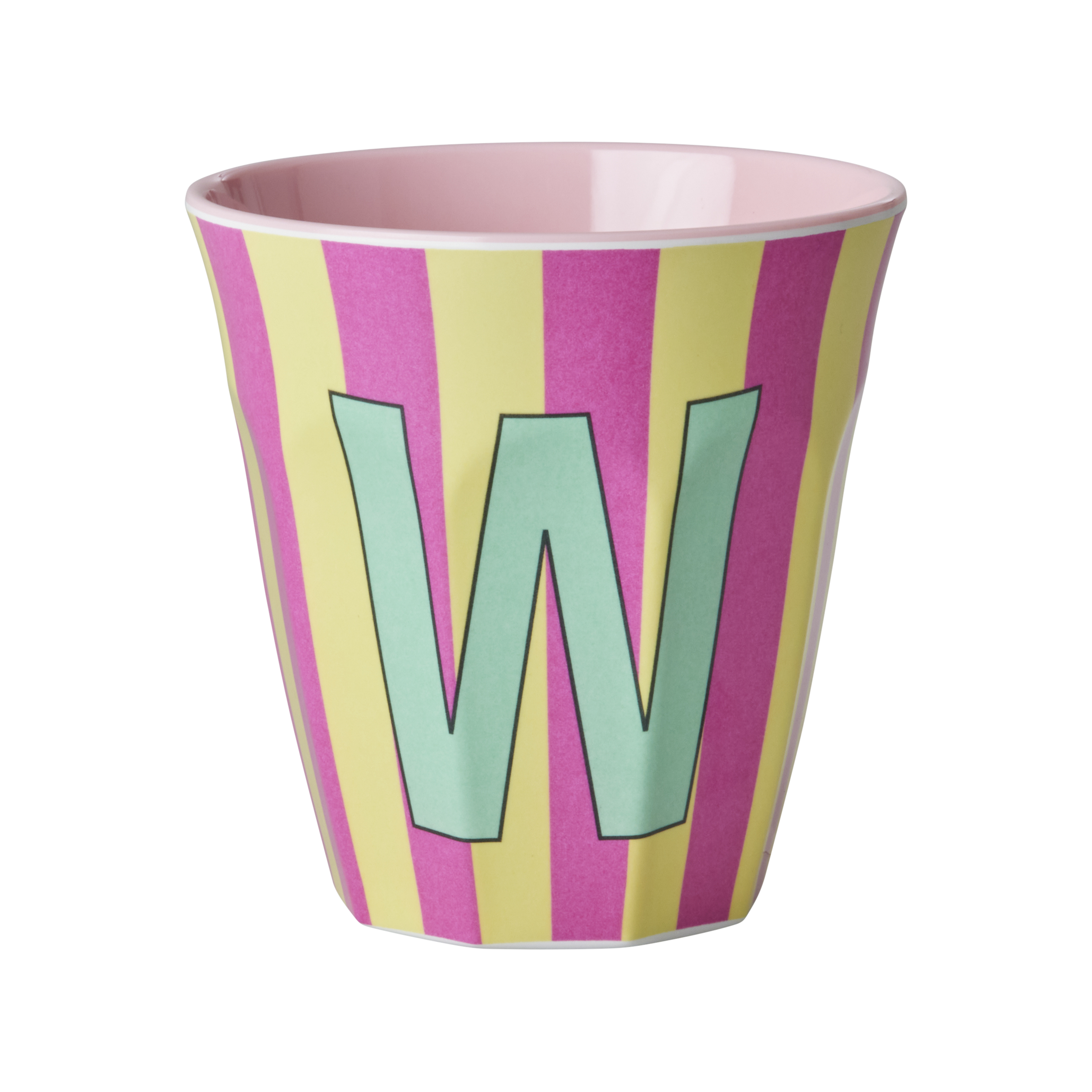 Melamine Alfabet kop, pink mix - 250 ml.